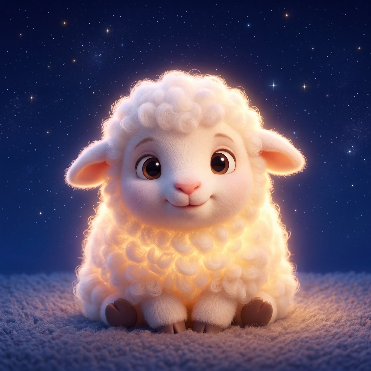 Lumi, the glowing little lamb